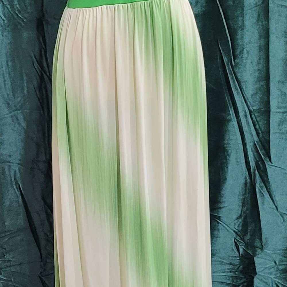 Baby Phat Green Ombre Plunge Maxi Dress - Picture 7 of 8